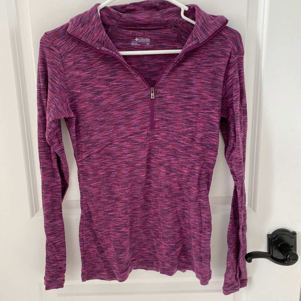 PinkPurple Columbia Quarterzip